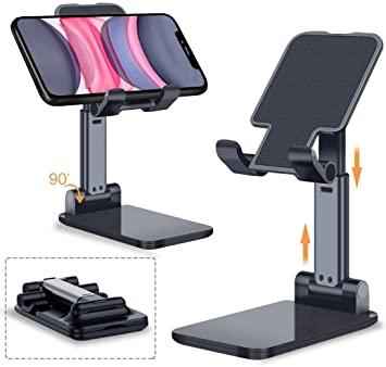 Folding Phone Stand for Desktop - Adjustable & Portable Phone Holder