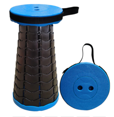 Retractable Folding Stool for Indoor and Outdoor Use