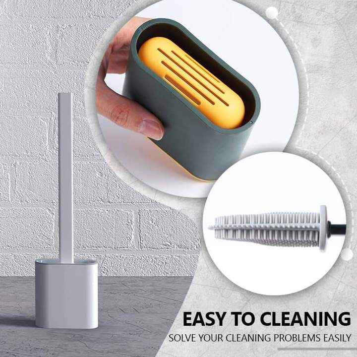 All-round Clean Silicone Toilet Brush for Ultimate Hygiene