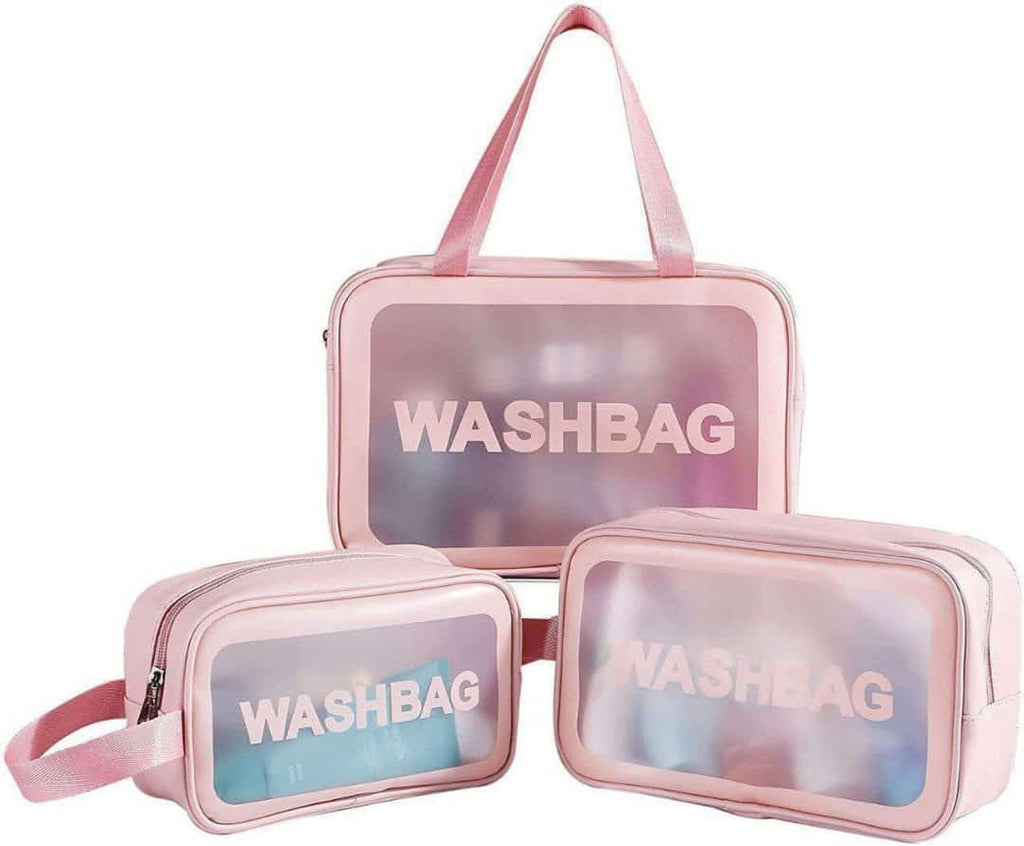 Transparent Makeup Bag Women Wash Bag Travel Organizer, Cosmetic Organizer Bag - BLUBstore7