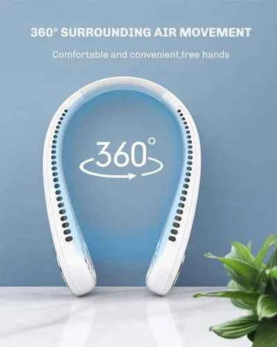 Portable Neck Fan - Mini Neck Fan for Hands-Free Cooling