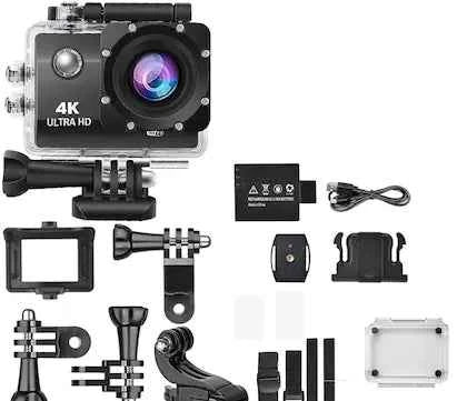 4K Sports Action Camera with Optical 16MP High Resolution with Wi-Fi